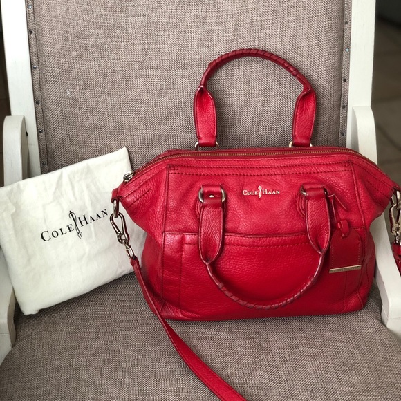 Cole Haan Small Structured Satchel - Picture 1 of 6